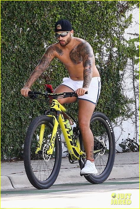 Photo: maluma tight white shirts shirtless bike ride 01 | Photo 4467472 | Just Jared ...