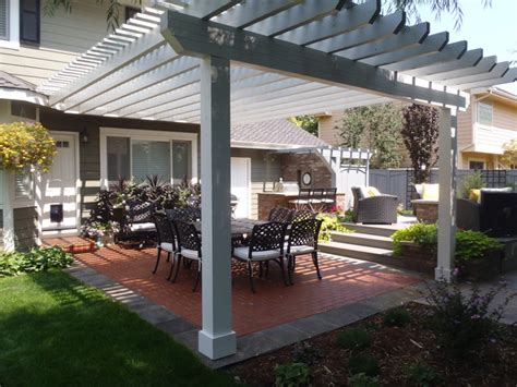 Brick Patio Pergola - Fort Collins, CO - Modern - Patio - denver - by Alpine Gardens