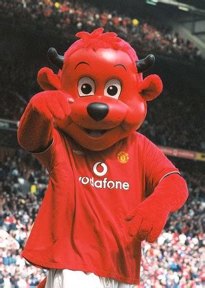 Fred Red Man Utd Mascot Manchester Editorial Stock Photo - Stock Image ...