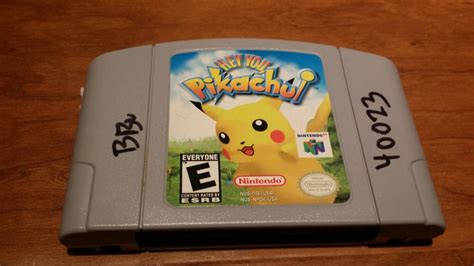 Hey you! Pikachu Nintendo 64 video game, pikachu, pokemon, n64 - pinned ...