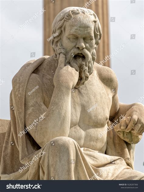 Socrates Marble Statue Famous Greek Philosopher Stock Photo 1628287366 ...