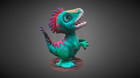 Green Toy Dinosaur - Download Free 3D model by ஜCIHIRISஜ (@crazy4creativity) [d672bf6] - Sketchfab