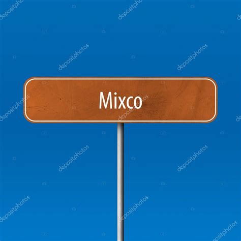 Mixco Town Sign Place Name Sign - Stock Photo , #ad, #Sign, #Town, # ...