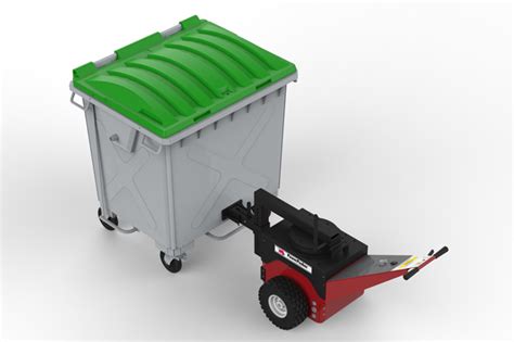 Electric Pusher for Dumpsters, Large Trash & Waste Bins