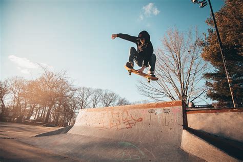 Man Doing A Skateboard Trick · Free Stock Photo