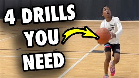 4 AMAZING Basketball Drills For Kids - YouTube