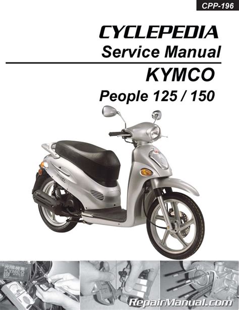 KYMCO People 125 150 Cyclepedia Printed Scooter Service Manual