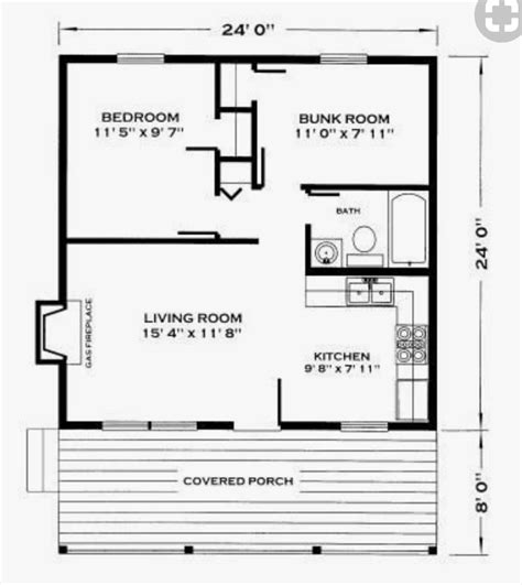 24X24 Cabin Floor Plans With Loft - floorplans.click