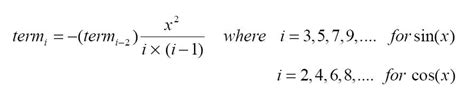 taylor sequence in c++ [SOLVED] | DaniWeb