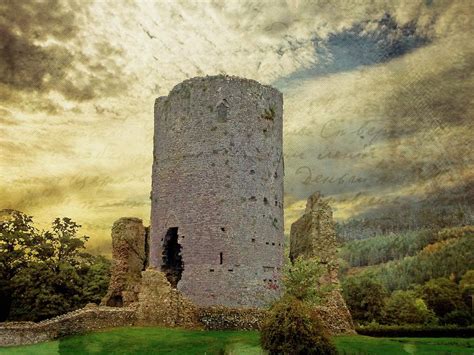 Crickhowell Castle Wales Photograph by John Hartley - Fine Art America