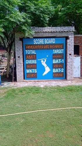 Buy Electronic Cricket Scoreboard Manufacturer,Supplier in Ludhiana,Punjab