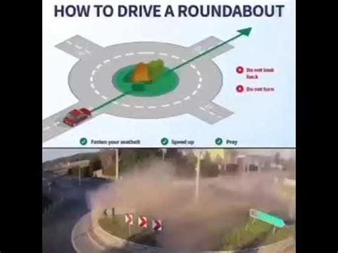 How to drive a roundabout meme - YouTube