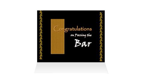 CUSTOM NAME Congratulations Passing Bar Exam A01 Card | Zazzle