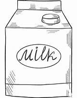 Carton Of Milk coloring Page  ColouringPages sketch template