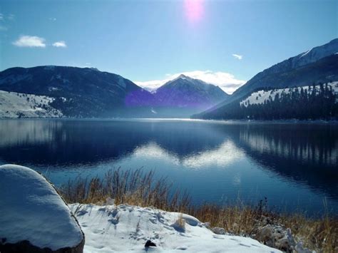 2011-Autumn-Oregon-Wallowa-Lake-in-the-winter-postcard - 1859 Oregon's ...