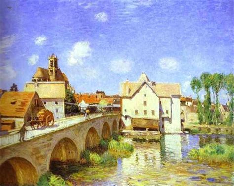 The Bridge at Moret, 1893 - Alfred Sisley - WikiArt.org