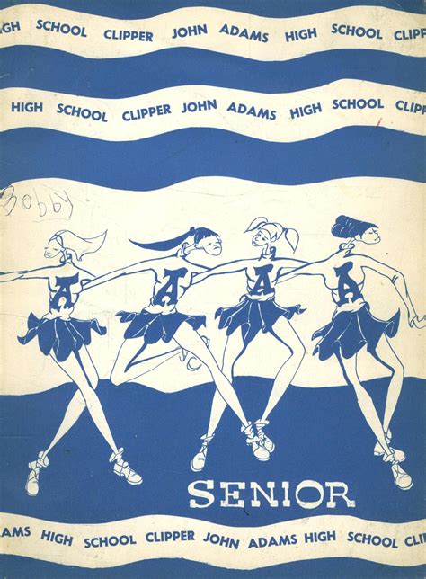 1967 yearbook from John Adams High School from Ozone park, New York