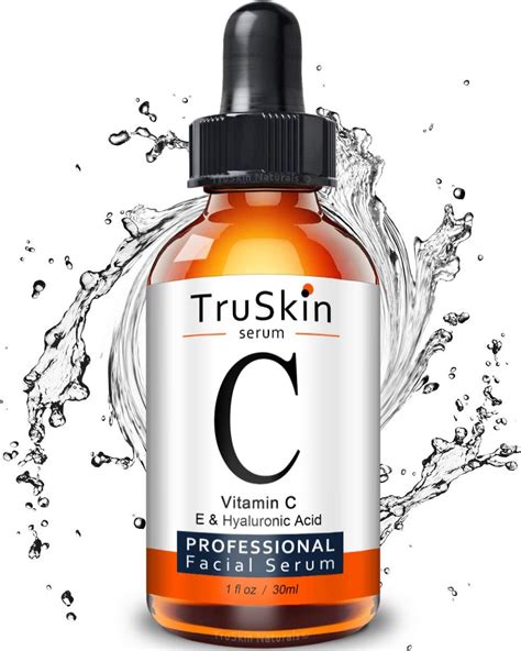 TruSkin Naturals Vitamin C Serum for Face, Organic Anti-Aging Topical Facial Serum with ...