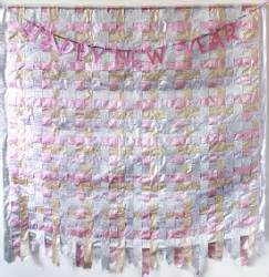 Happy New Year Ribbon Banner | AllFreeHolidayCrafts.com