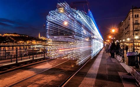 Time lapse photography of train HD wallpaper | Wallpaper Flare