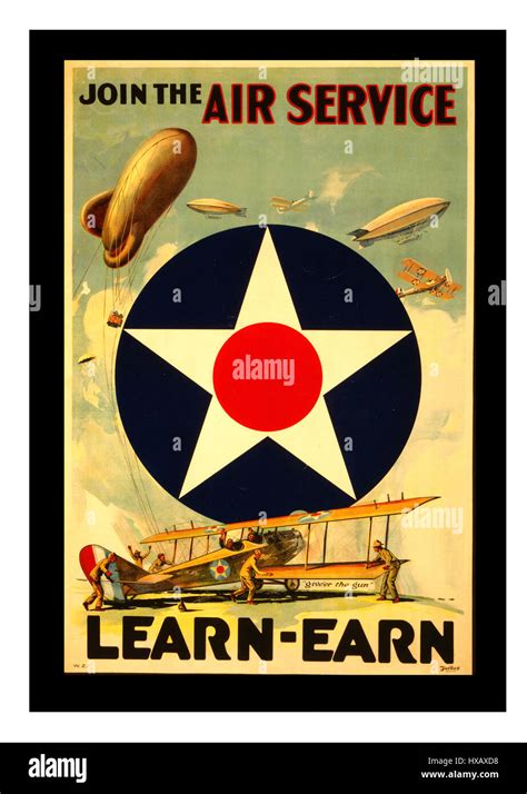 1900's Vintage recruitment American USA First World War Poster WW I Stock Photo: 136693908 - Alamy