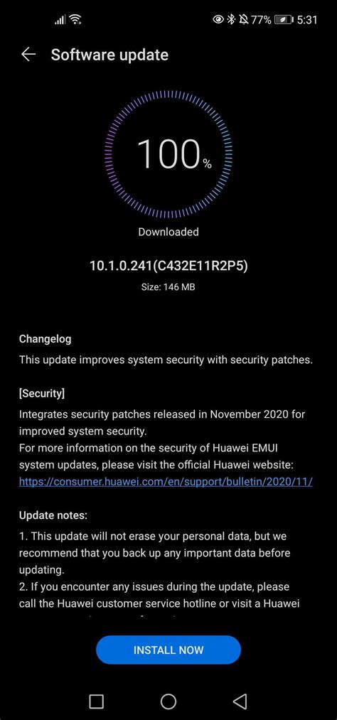 [Software Update] 10.1.0.241 - HUAWEI Community