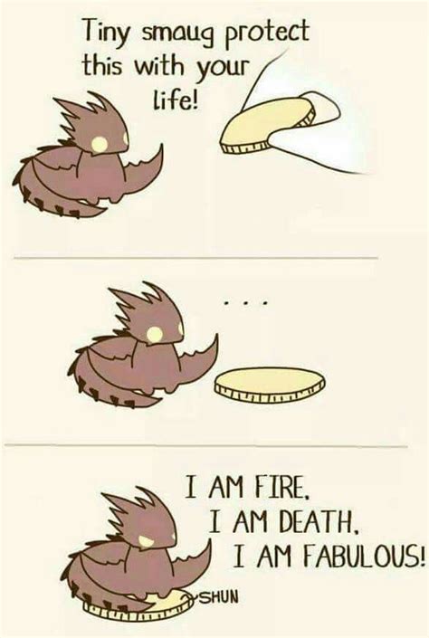 I, too, wold like a coin sized dragon. | The hobbit, Cute comics, How train your dragon