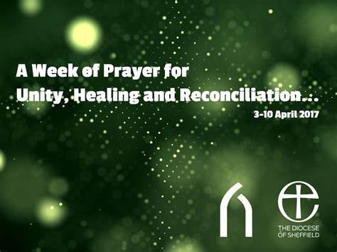 A Week Of Prayer For Unity, Healing And Reconciliation — Sheffield Cathedral