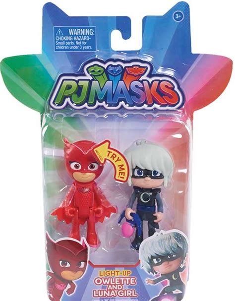 Pj Masks 2 Pack Figure Set - Owlette & Luna Girl Wholesale