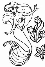 Ariel Coloring Pages  For Kids And Adults sketch template