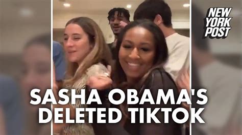 Sasha Obama TikTok dance video deleted after going viral - Qanon News