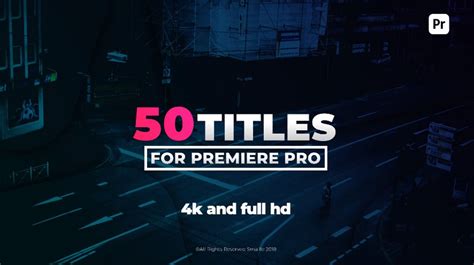 50+ Best Premiere Pro Animated Title Templates 2021 | Design Shack