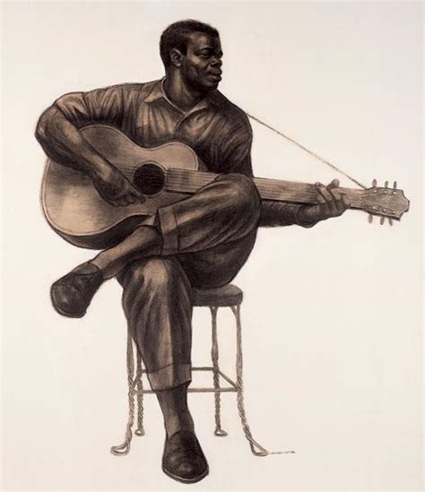 Guitarist, 1959 - Charles Wilbert White - WikiArt.org