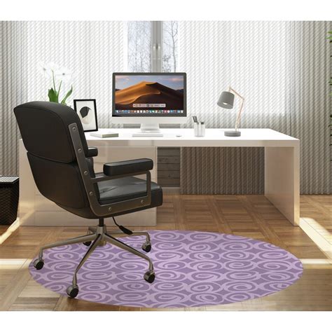 Kavka Straight Round Chair Mat | Wayfair