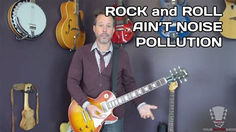 How to Play Rock and Roll Ain't Noise Pollution AC/DC - Guitar Lesson ...