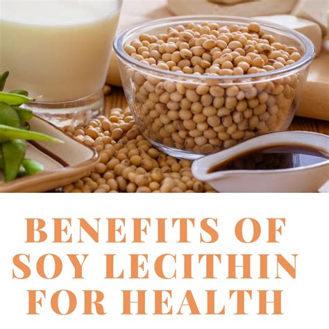 benefits of soy lecithin for health - All For You