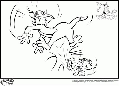 Tom And Jerry Spike Coloring Pages - Coloring Home