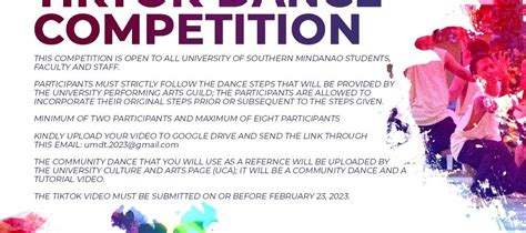 USM LIKHAWITAN: Tiktok Dance Competition – University of Southern Mindanao