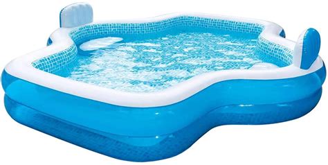 Buy Members Mark Elegant Family Pool 10 Feet Long 2 Inflatable Seats ...