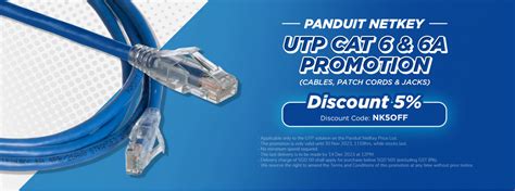 Panduit Netkey UTP CAT 6 & 6A PROMOTION