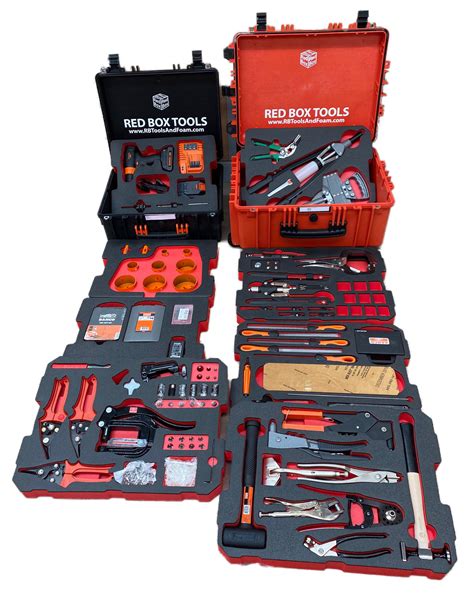 RBT250T - Aviation Sheet Metal Tool Kit - Red Box Tools & Foams