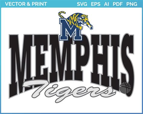 Memphis Tigers - Alternate Logo (1994) - College Sports Vector SVG Logo ...