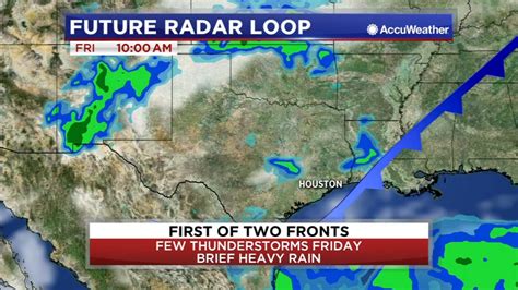 HOUSTON WEATHER: Cool front finally in Houston's weather forecast ...