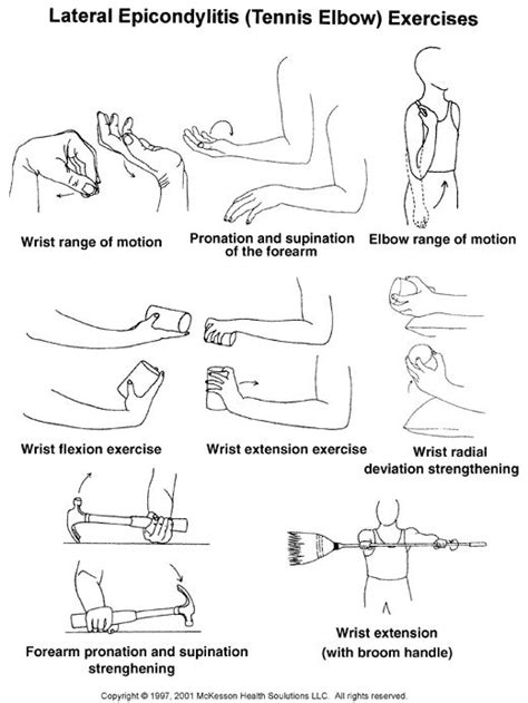 Physical+therapy+for+tennis+elbow+symptoms | Elbow exercises, Tennis elbow exercises, Tennis elbow