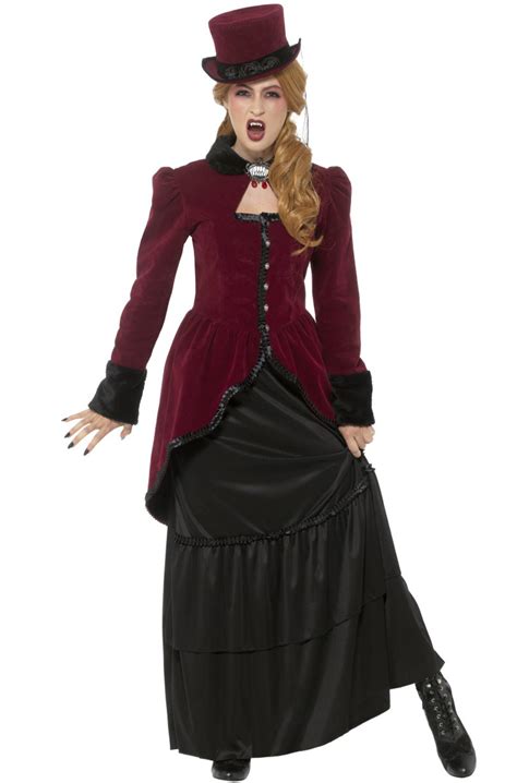 Deluxe Victorian Vampiress Adult Costume - PureCostumes.com