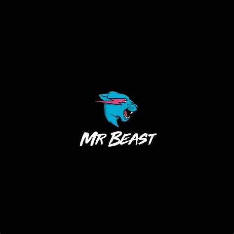 Mr. Beast Logo Black Background