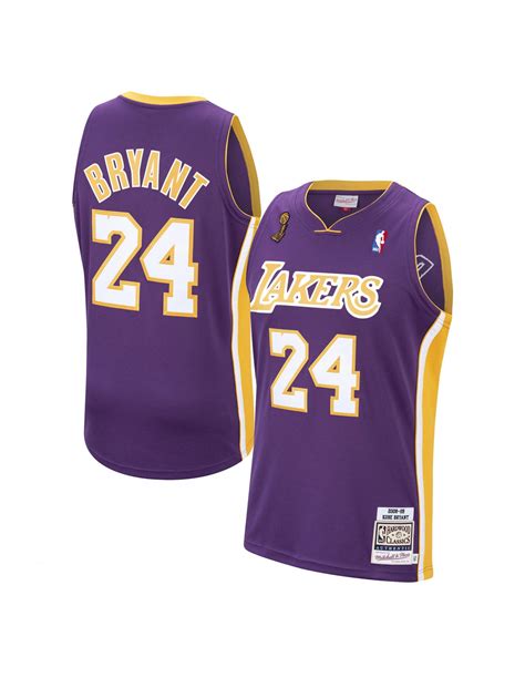 M&N NBA AUTHENTIC JERSEY KOBE BRYANT 2008-09 PURPLE