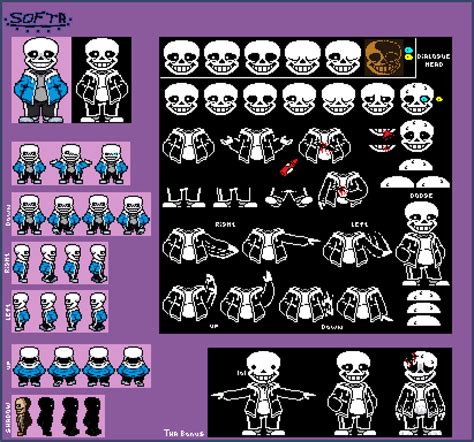 [UnderTale] Sans SpriteSheet (Read Desc.) by Mlarko on DeviantArt