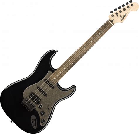 Squier Bullet Stratocaster HT HSS FSR Ltd - black metallic Solid body electric guitar black