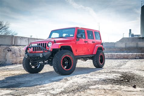 Red Rock - Mind-boggling Jeep Wrangler On Fuel Beadlock Wheels — CARiD.com Gallery